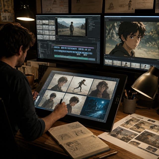 How to Keep the Same AI Character Across Video Scenes